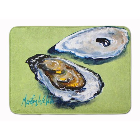Carolines Treasures Oysters Two Shells Machine Washable Memory Foam Mat MW1102RUG
